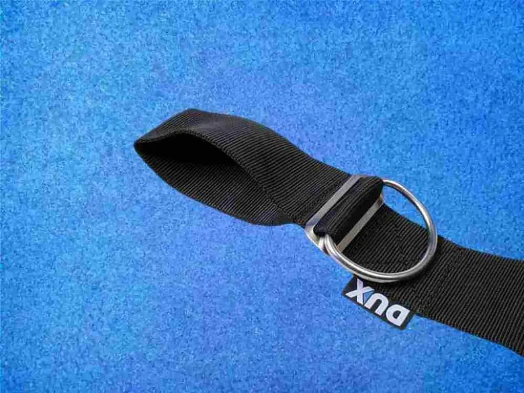 Schlaufe mit D-Ring am Schrittgurt