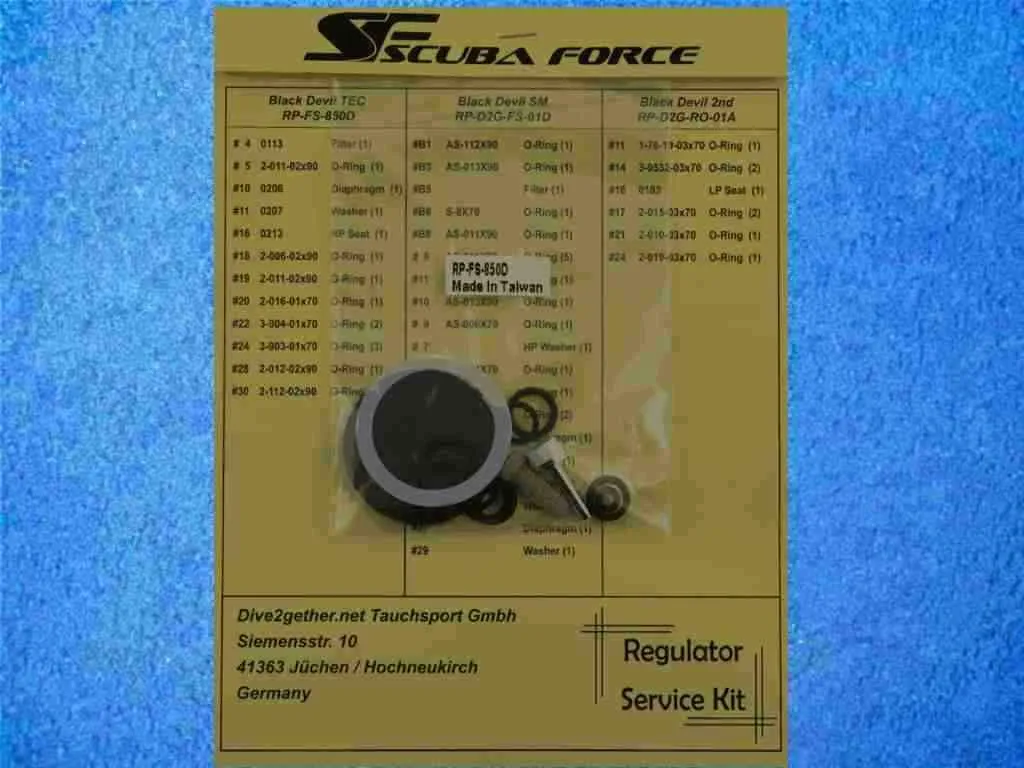 Scubaforce Service Kit TEC 1te Stufe Scubaforce Service Kit TEC 1te Stufe