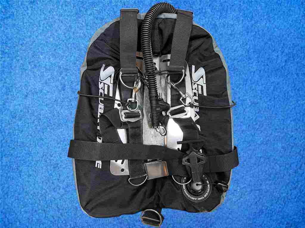 Sidemount, Wingset, toddystyle, schwarz, vorne