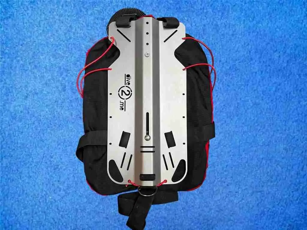 Sidemount, Wingset, toddystyle, rot, hinten, Sidemount, Wingset, toddystyle, rot, hinten,