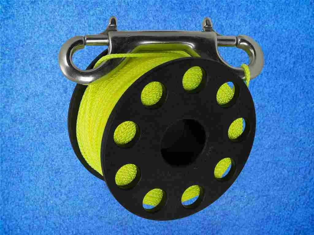 Spool 30 mtr gelber Nylon-Leine