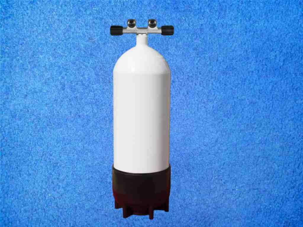Tauchflasche 15 Liter mit Twinventil Tauchflasche 15 Liter mit Twinventil