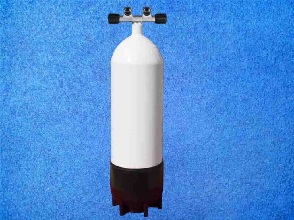 Tauchflasche 5 Liter mit Twinventil