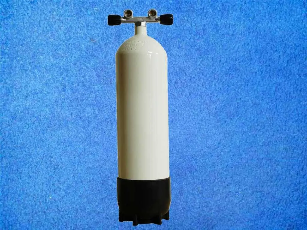 Tauchflasche 10 Liter 232bar mit Twinventil Tauchflasche 10 Liter 232bar mit Twinventil
