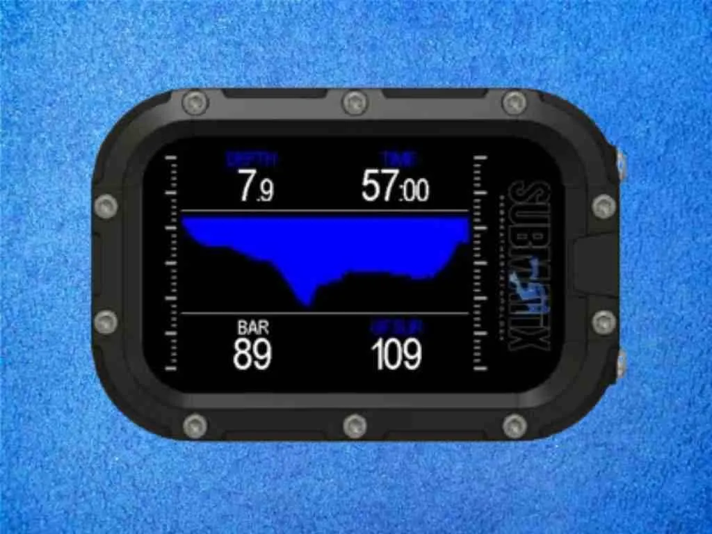 Submatix Handset Tauchcomputer - Tauchkurve
