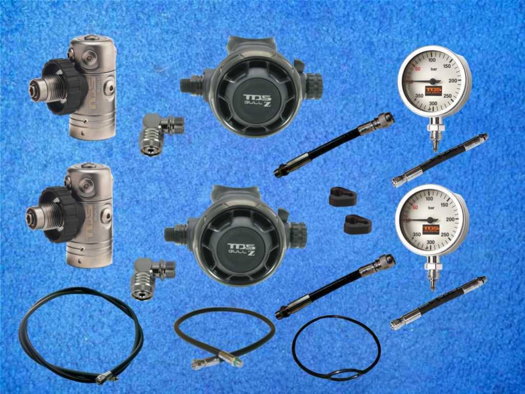 TDS, Sidemount, Gull z tek, Atemregler, gecleant, TDS, Sidemount, Gull z tek, Atemregler, gecleant,