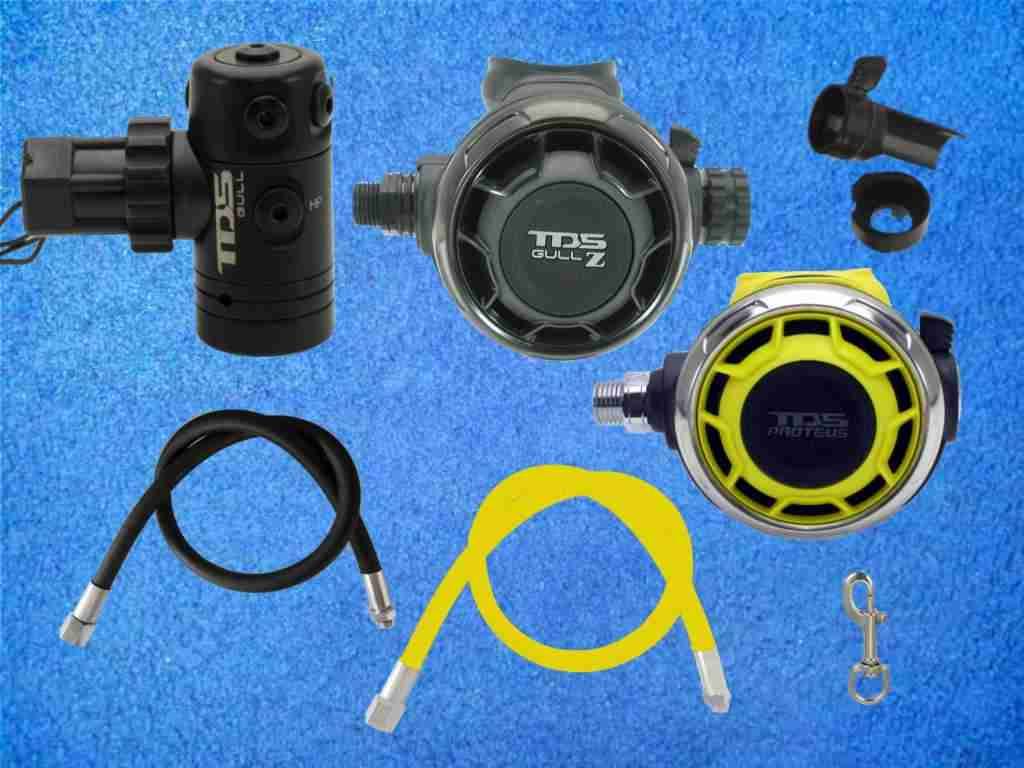 Atemregler-Set TDS GULL Z TEK mit Octopus Atemregler-Set TDS GULL Z TEK mit Octopus