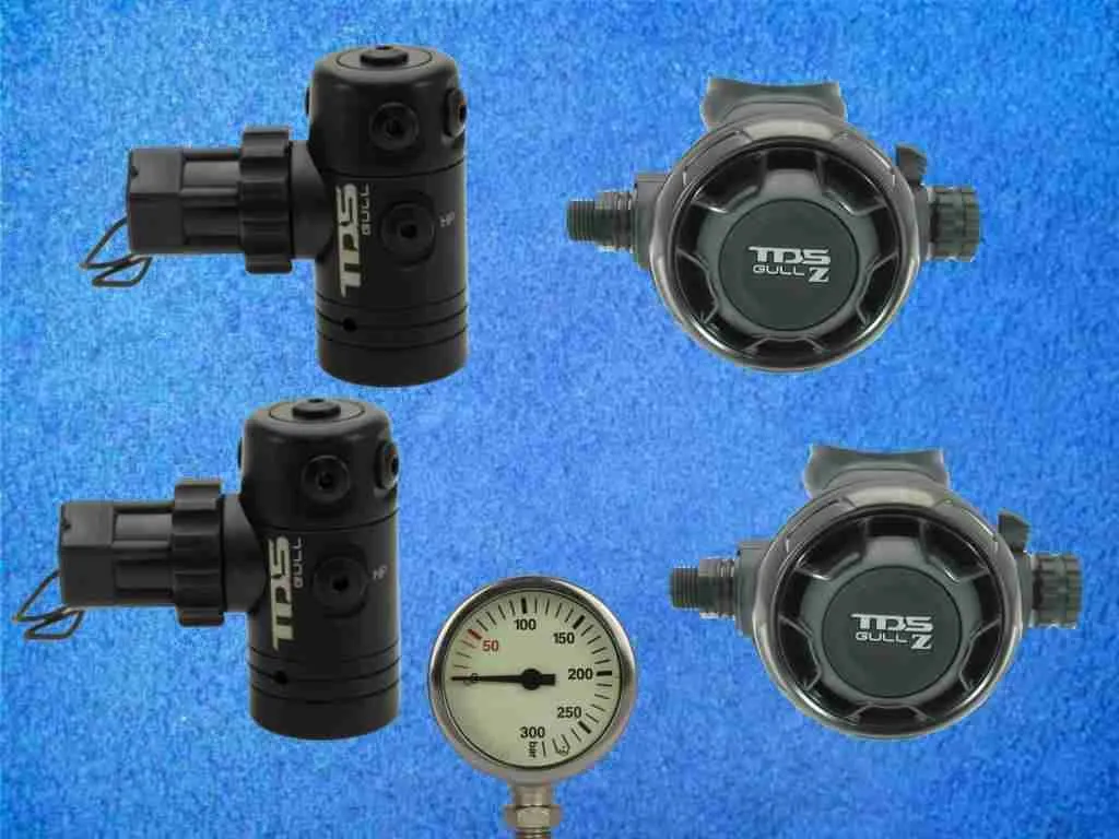 Atemregler Set TDS Gull z Tek für Doppelgerät Atemregler Set TDS Gull z Tek für Doppelgerät