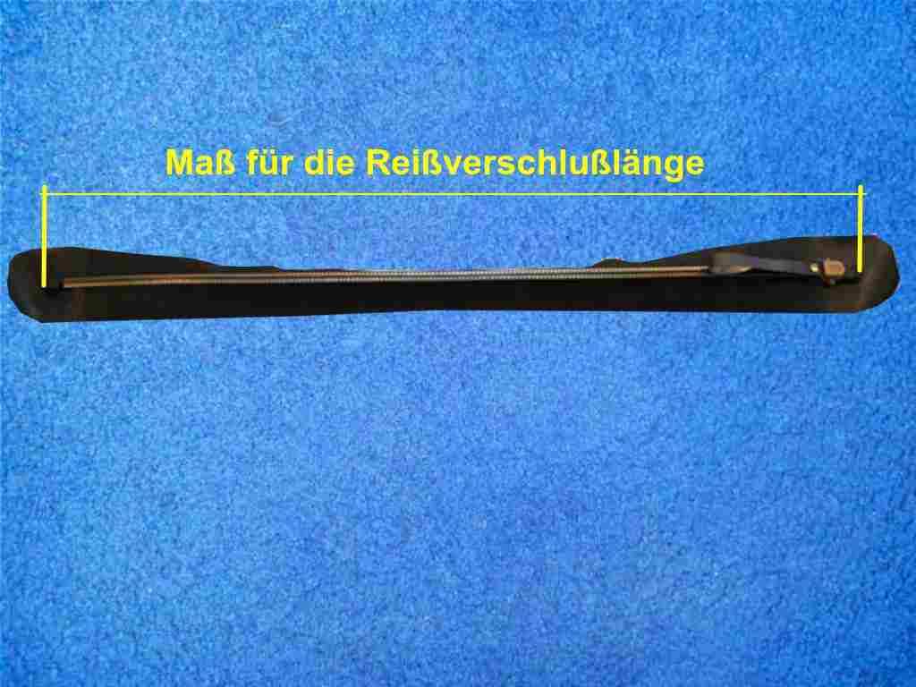 masse gasdichter reissverschluss 89cm