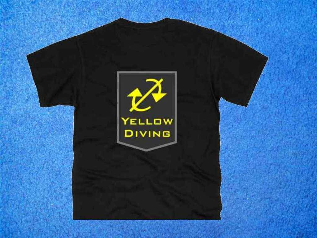 T-Shirt, yellowdiving