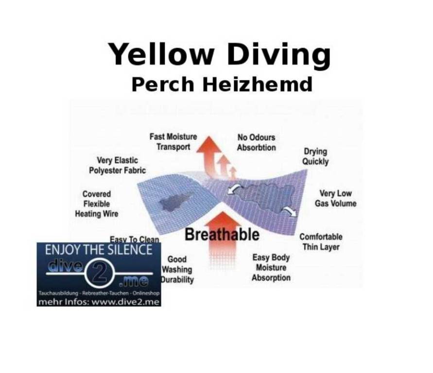 yellowdiving perch heizhemd heizweste taucherheizung yellowdiving perch heizhemd heizweste taucherheizung