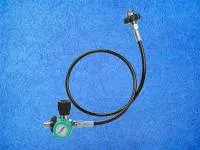 Überströmschlauch mit Manometer